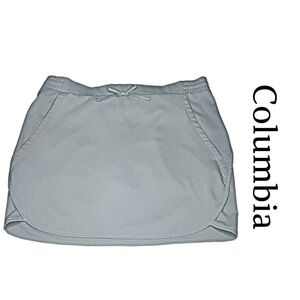 Columbia Sandy Shores Gray Omni Shade Adjustable Waist Athletic Skort Size XL